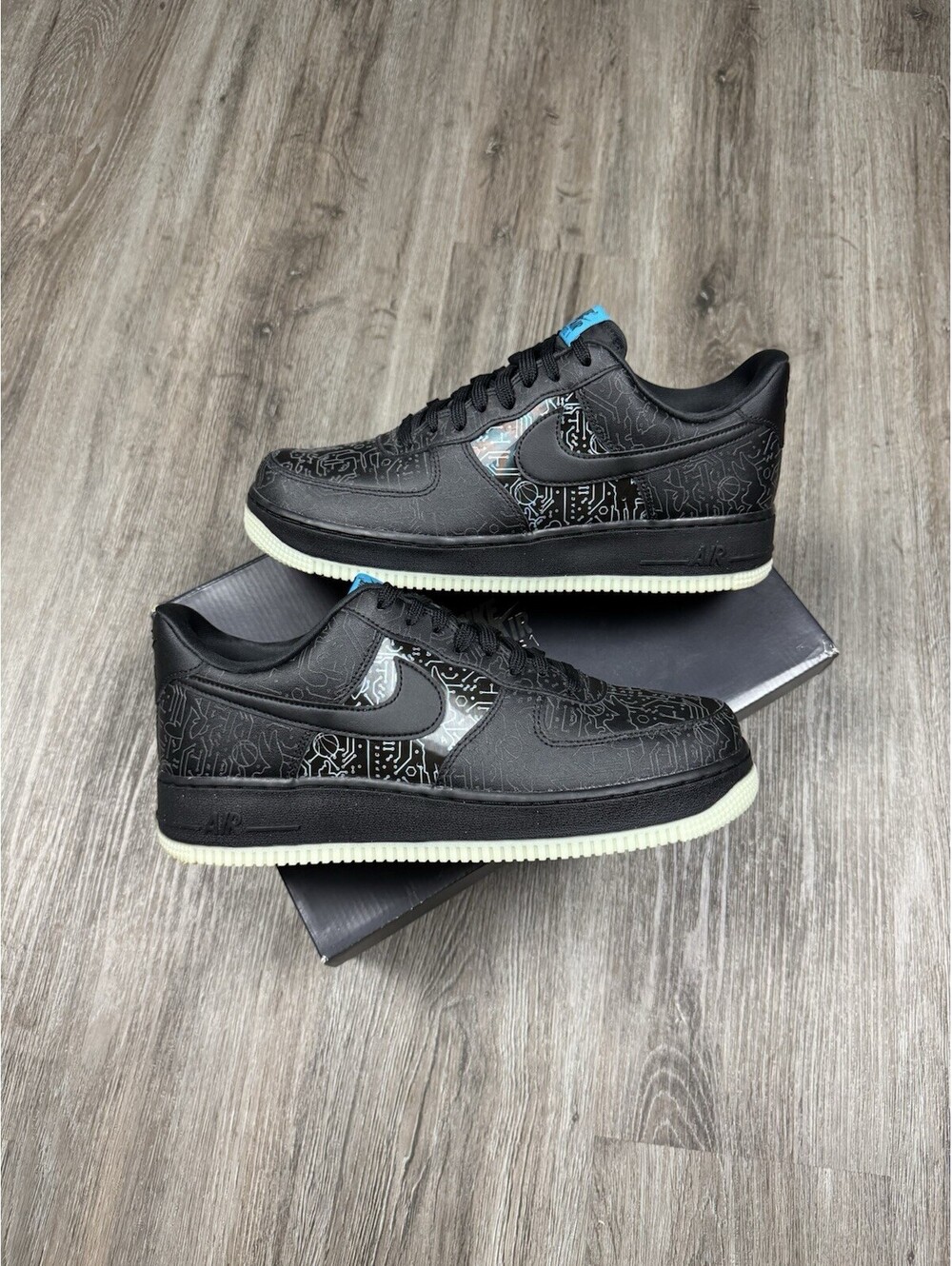 Size 10 - Nike Space Jam x Air Force 1 '07 Computer Chip (CLEAN!)